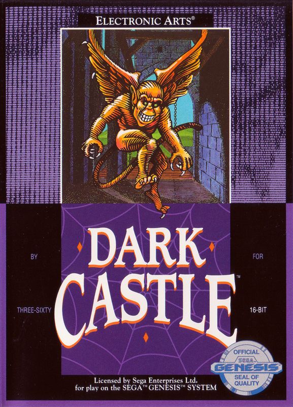 Dark Castle box art for Sega Genesis